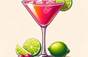 foto del cocktail descritto nel testo “Ricetta Classica del Cocktail Cosmopolitan: Step by Step Guide”