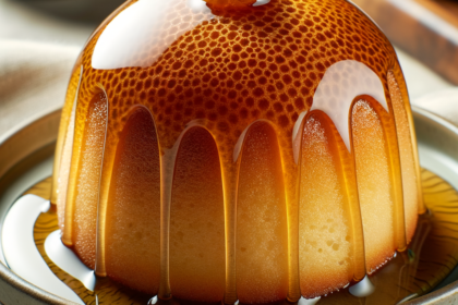 foto del dolce descritto nel testo “Guide to Making Delicious Neapolitan Babà at Home” servito in un piatto