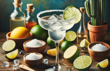 foto del cocktail descritto nel testo “Ricetta Facile e Veloce per un Classico Cocktail Margarita”