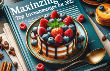 foto del dolce descritto nel testo “Maximizing ROI: Top Investment Strategies for 2022” servito in un piatto