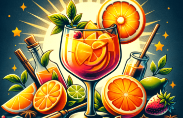 foto del cocktail descritto nel testo “Ricetta Estiva Perfetta: Come Preparare il Cocktail Sunrise”