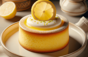 foto del dolce descritto nel testo “Discover the Classic Campania Dessert: Delizia al Limone Recipe” servito in un piatto