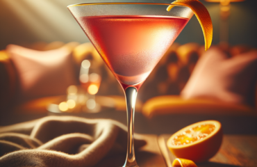 foto del cocktail descritto nel testo “Ricetta del Cocktail Heavenly Cosmopolitan: Mixology a Casa”