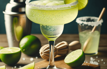 foto del cocktail descritto nel testo “Creare il Perfetto Cocktail Margarita Classico a Casa Tua”