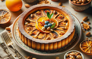 foto del dolce descritto nel testo “Scopri la Deliziosa Pastiera Napoletana: Ricetta e Storia” servito in un piatto